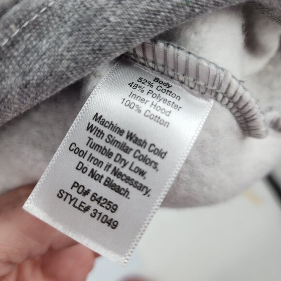 Bubba Wallace NASCAR Hoodie L Ouray Sportswear Cotton/Polyester Blend Gray - Picture 5 of 8